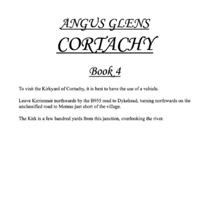 Cortachy Memorial Inscriptions PDF Download