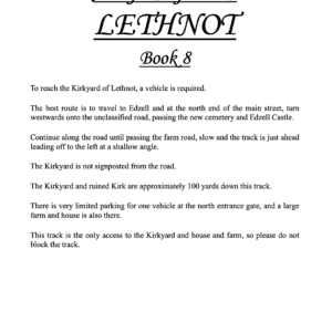 Lethnot Memorial Inscriptions PDF Download
